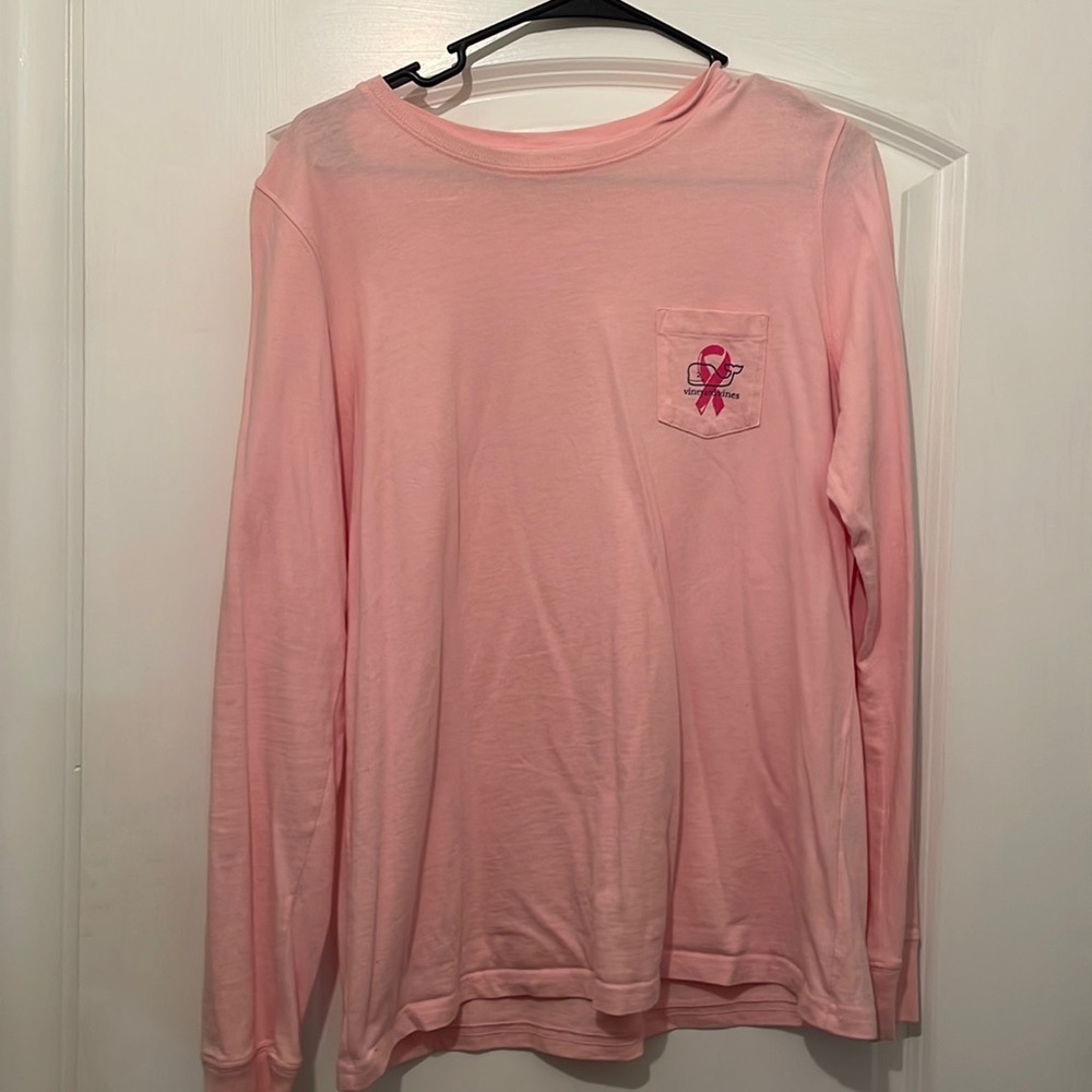 Vineyard Vines Breast Cancer Long sleeve